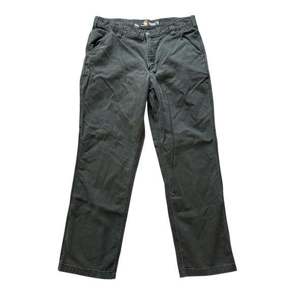 Carhartt Other - CARHARTT RELAXED FIT CHARCOAL STRAIGHT LEG UTILITY WORK PANTS SIZE 36x32